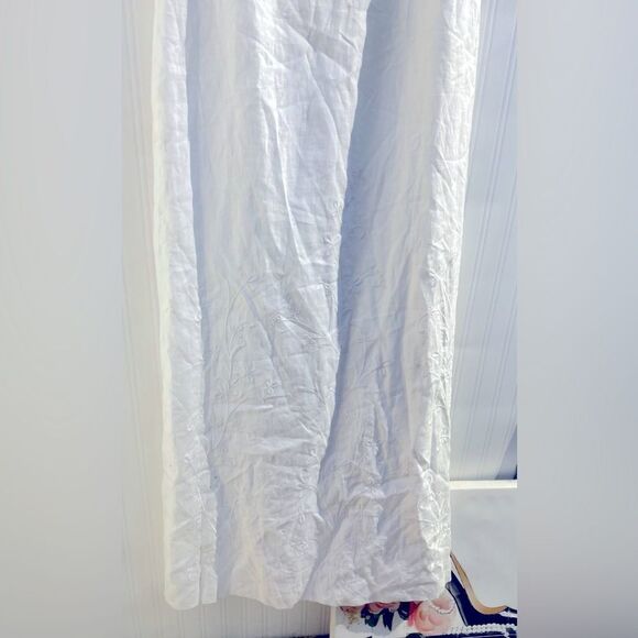 NWT Lauren Ralph Lauren Shelter Island Linen Dress Size 12 - Picture 4 of 10